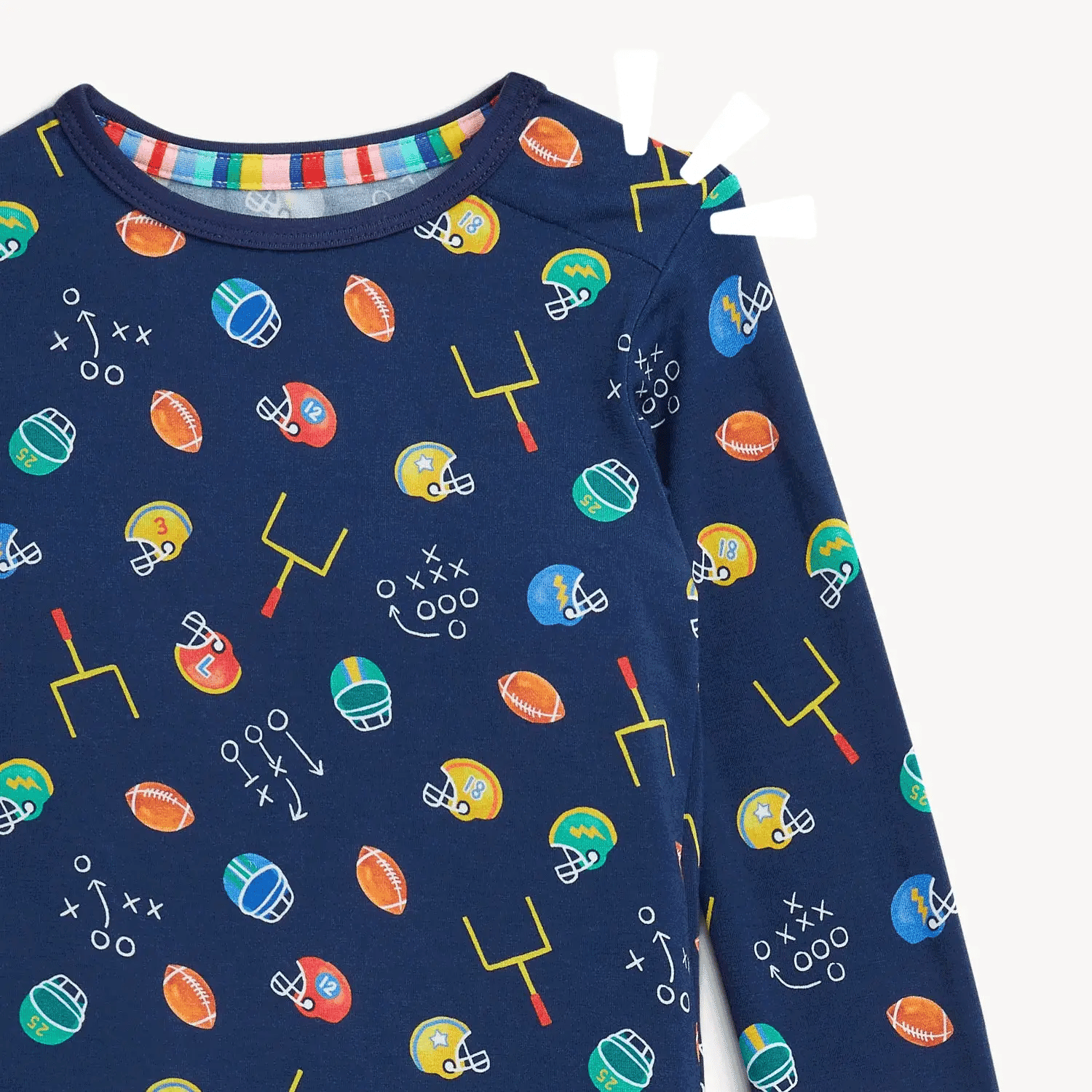 Magnetic Me LS PJ Set FIRST DOWN FUN