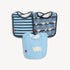 Magnetic Me Modal Bib 3-Pack BAA BAA BABY BLUE