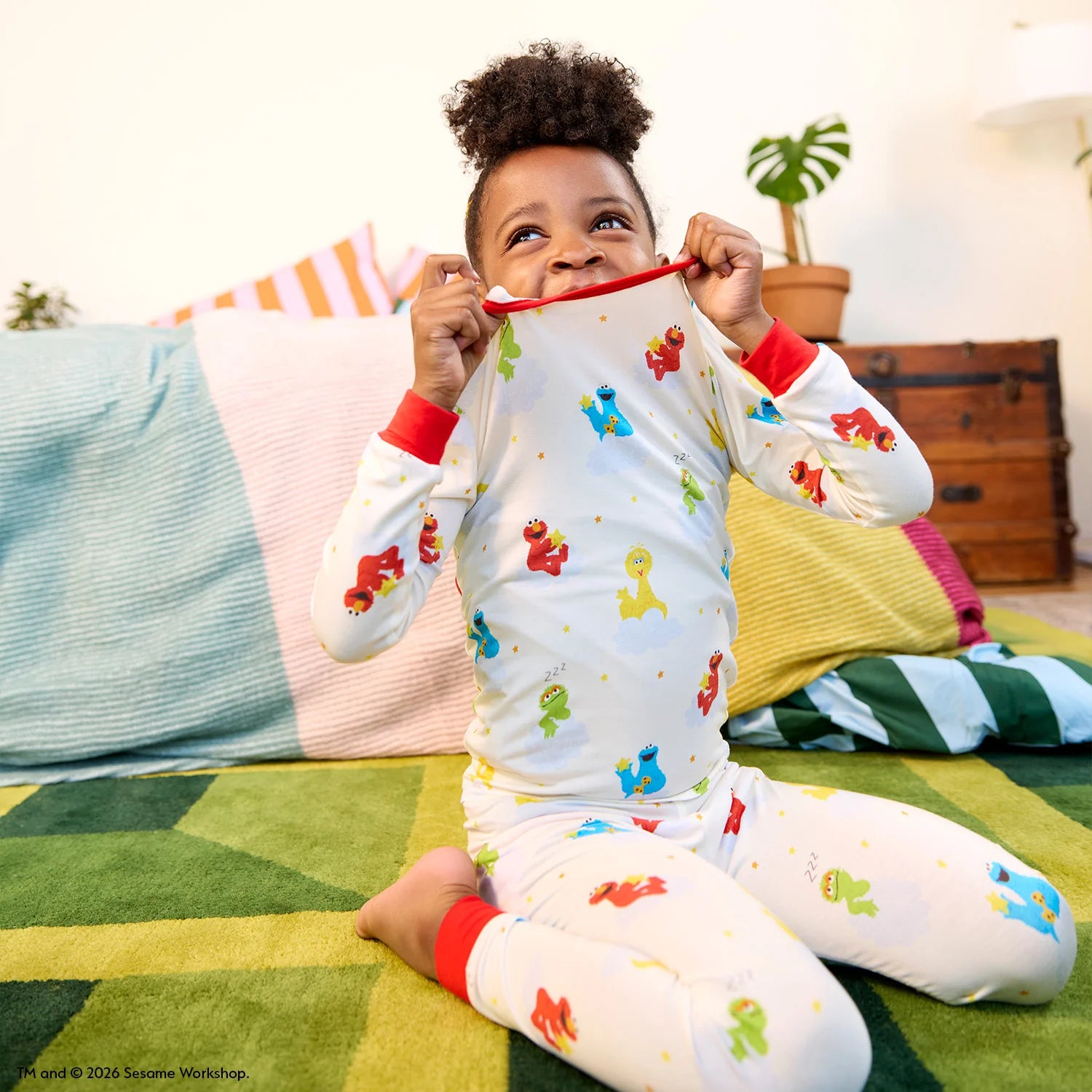 Magnetic Me Modal LS PJ Set ELMO SESAME STREET SWEET DREAMS
