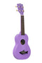 Kala Makala Shark Soprano Ukulele SEA URCHIN PURPLE