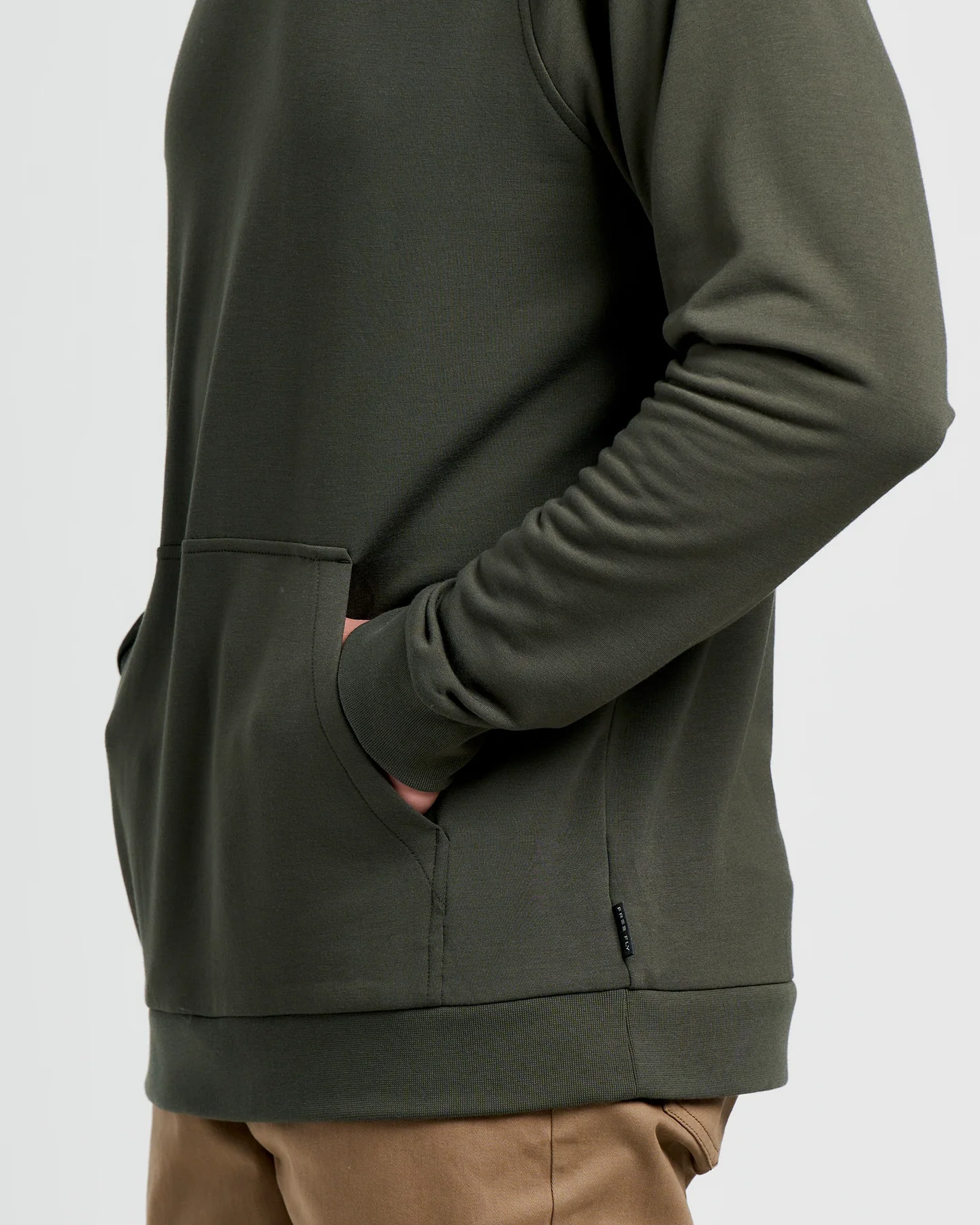 Free Fly M Bamboo LW Fleece Hoodie DARK FOREST