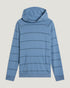 Free Fly M Bamboo LW Fleece Hoodie DASH DOUBLE STRIPE WINDWARD BLUE
