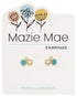 Mazie Mae Sun Trio Studs GOLD