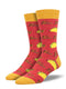 Socksmith M Taco Tuesday RED HEATHER