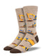 Socksmith M Under Construction HEMP HEATHER