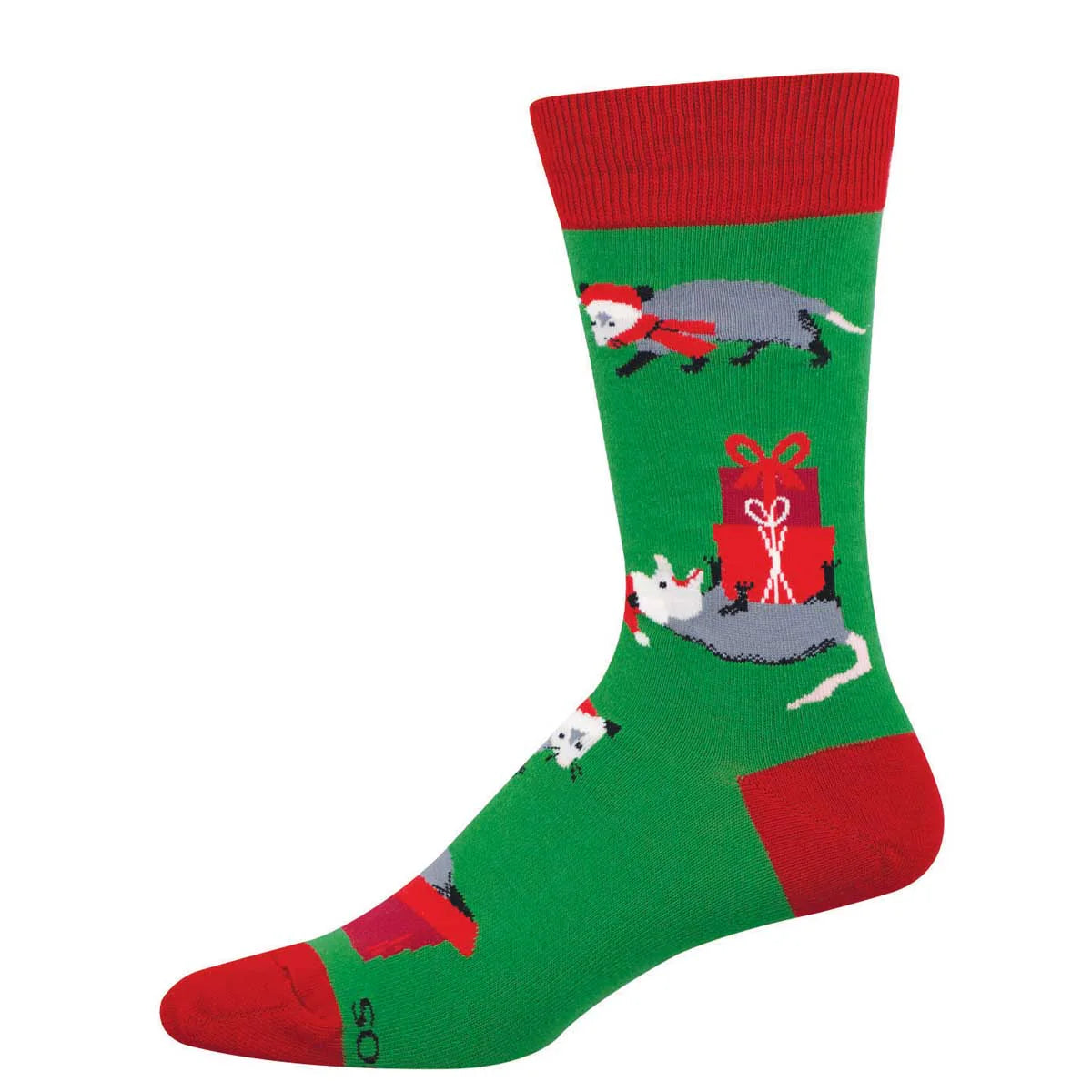 Socksmith M Possum Presents GREEN