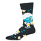 Socksmith M Surfing with  Aloha BLACK