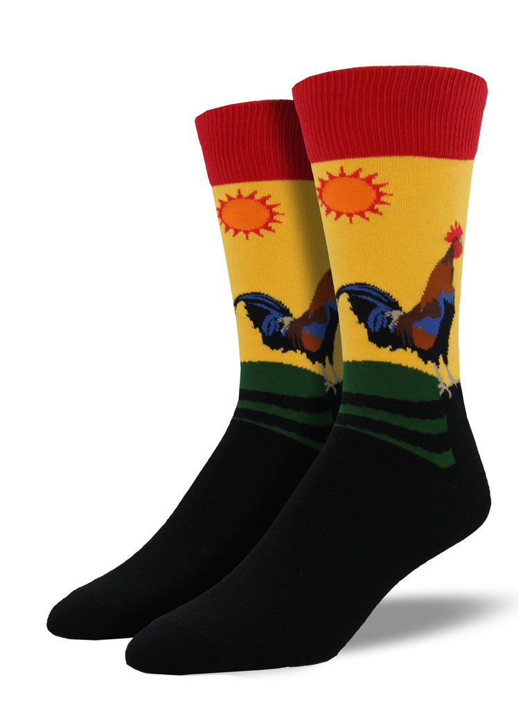 Socksmith M Early Riser Mornin BLACK