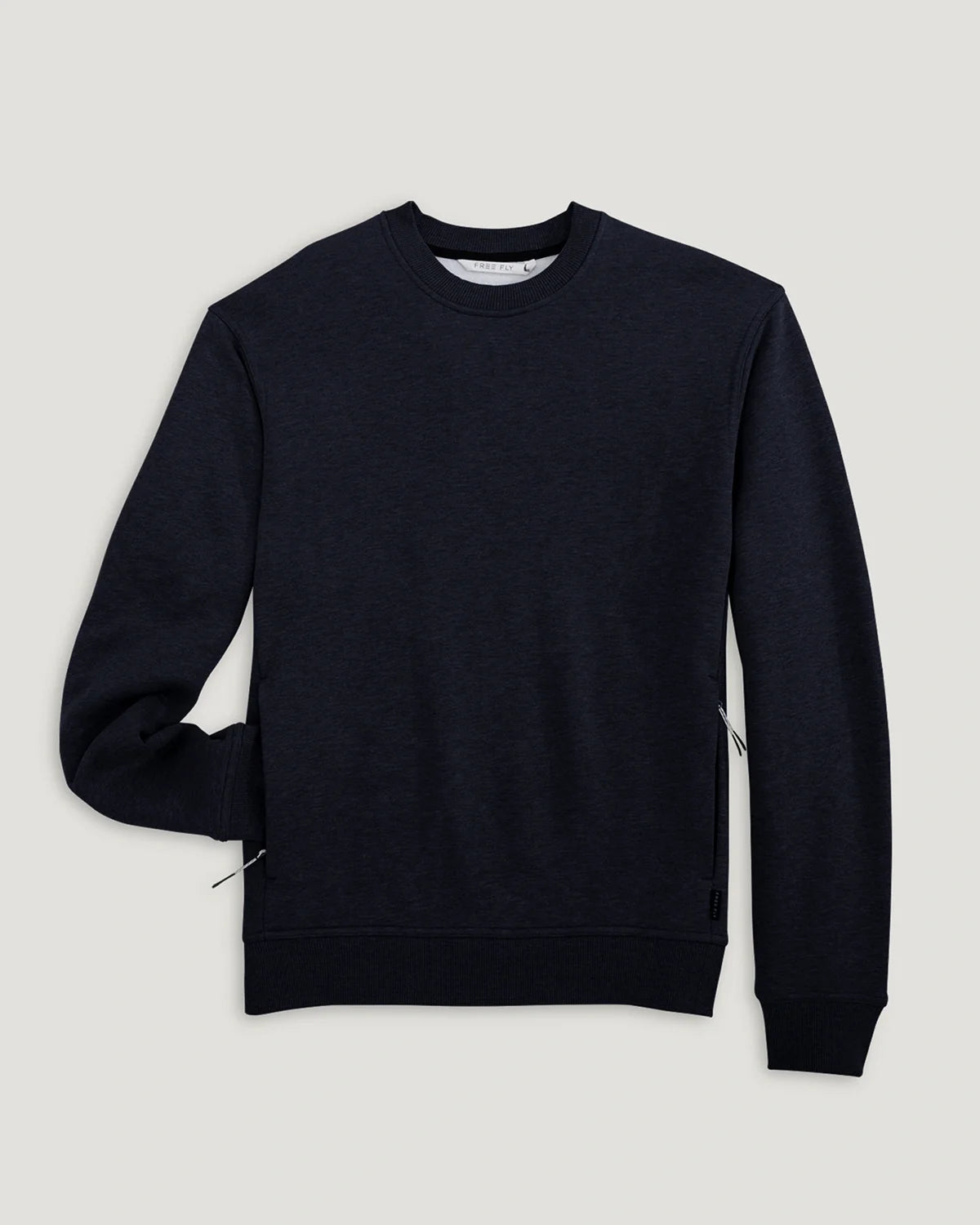 Free Fly M Bamboo Northcoast Fleece Crew BLACK