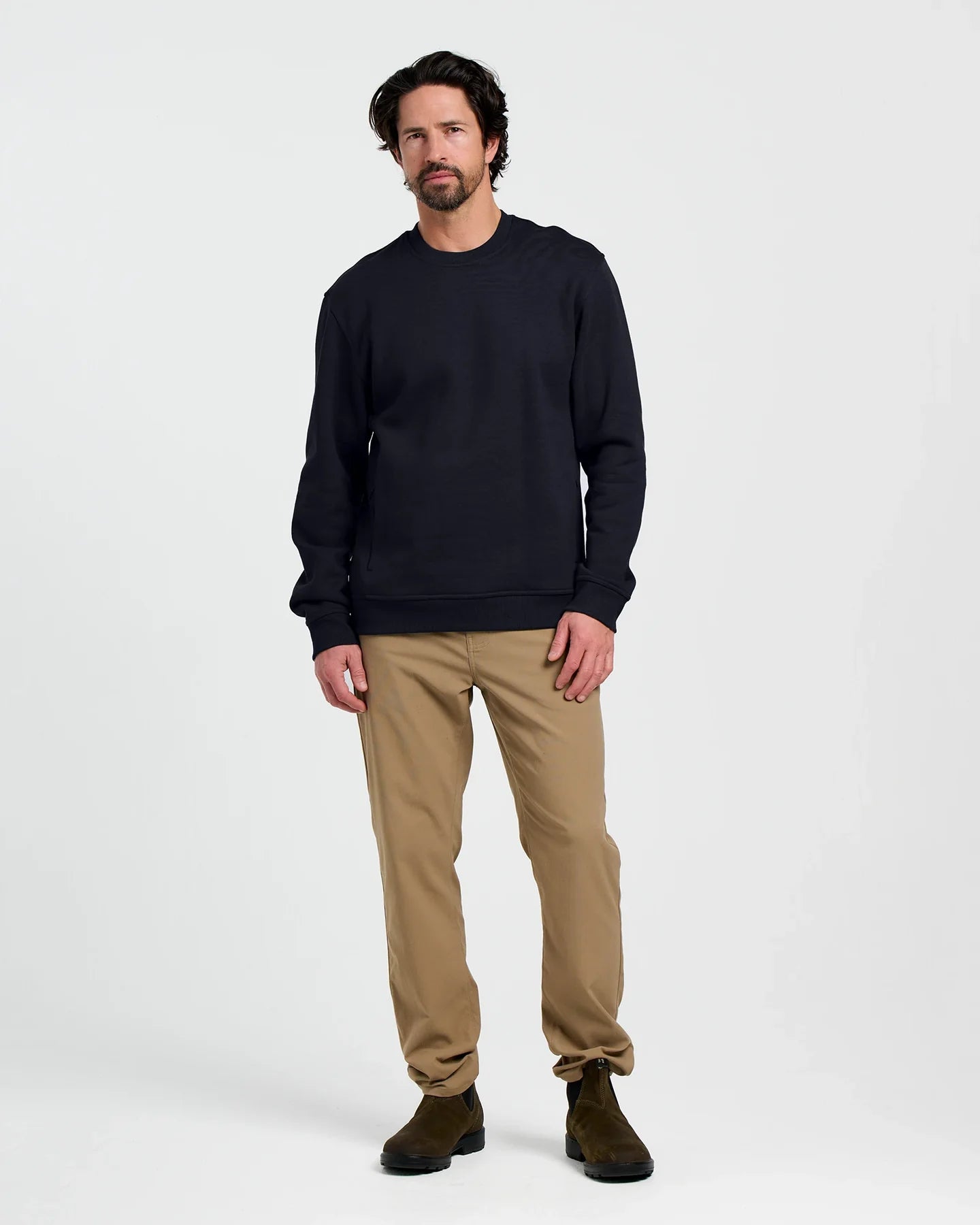 Free Fly M Bamboo Northcoast Fleece Crew BLACK