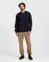 Free Fly M Bamboo Northcoast Fleece Crew BLACK