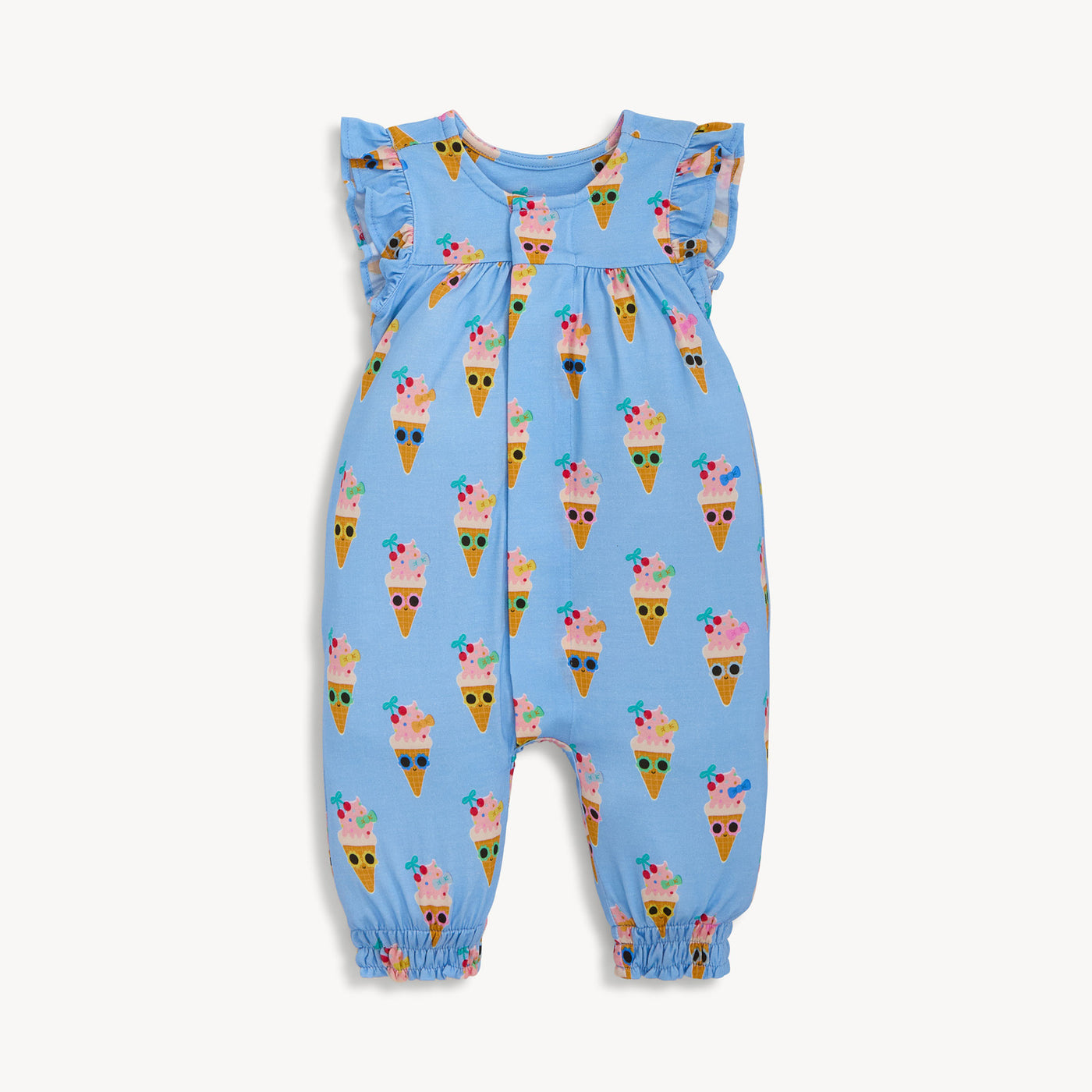 Magnetic Me Modal Flutter Sleeve Romper MELT GALA
