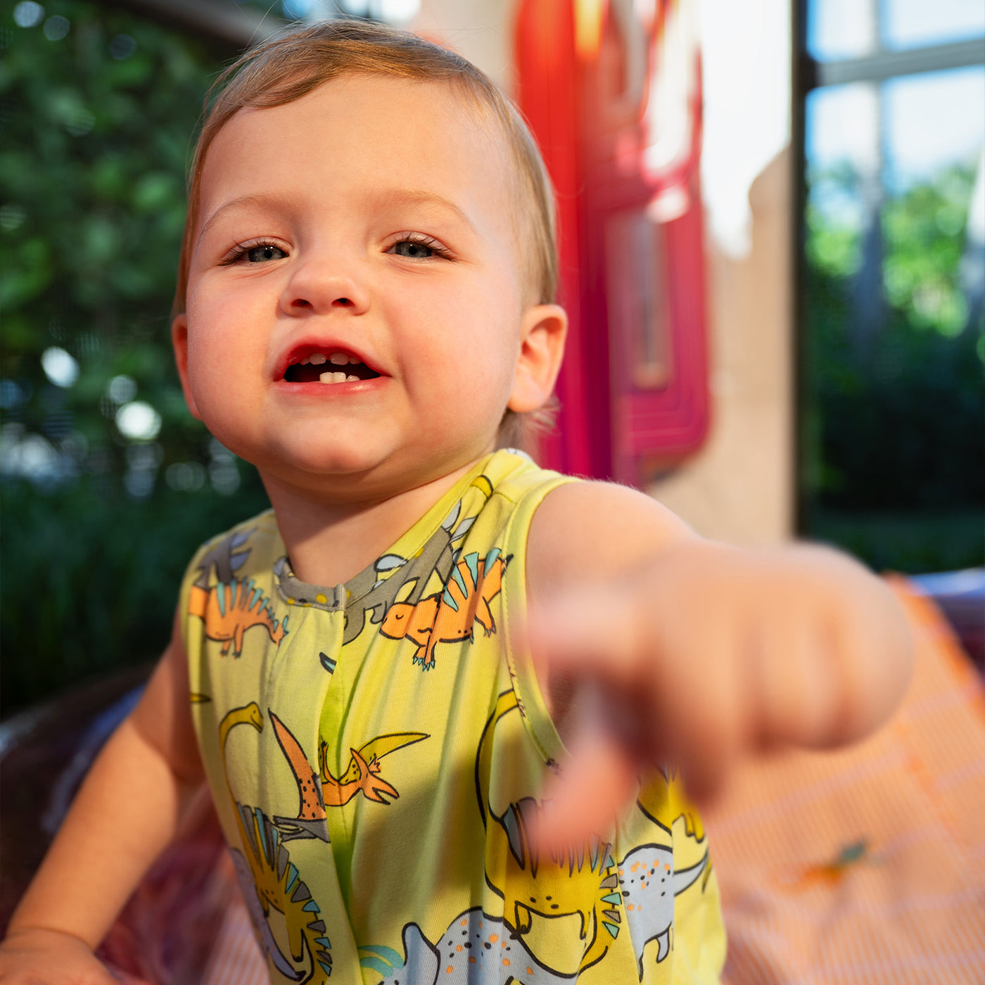 Magnetic Me Modal Romper ROAR & EXPLORE