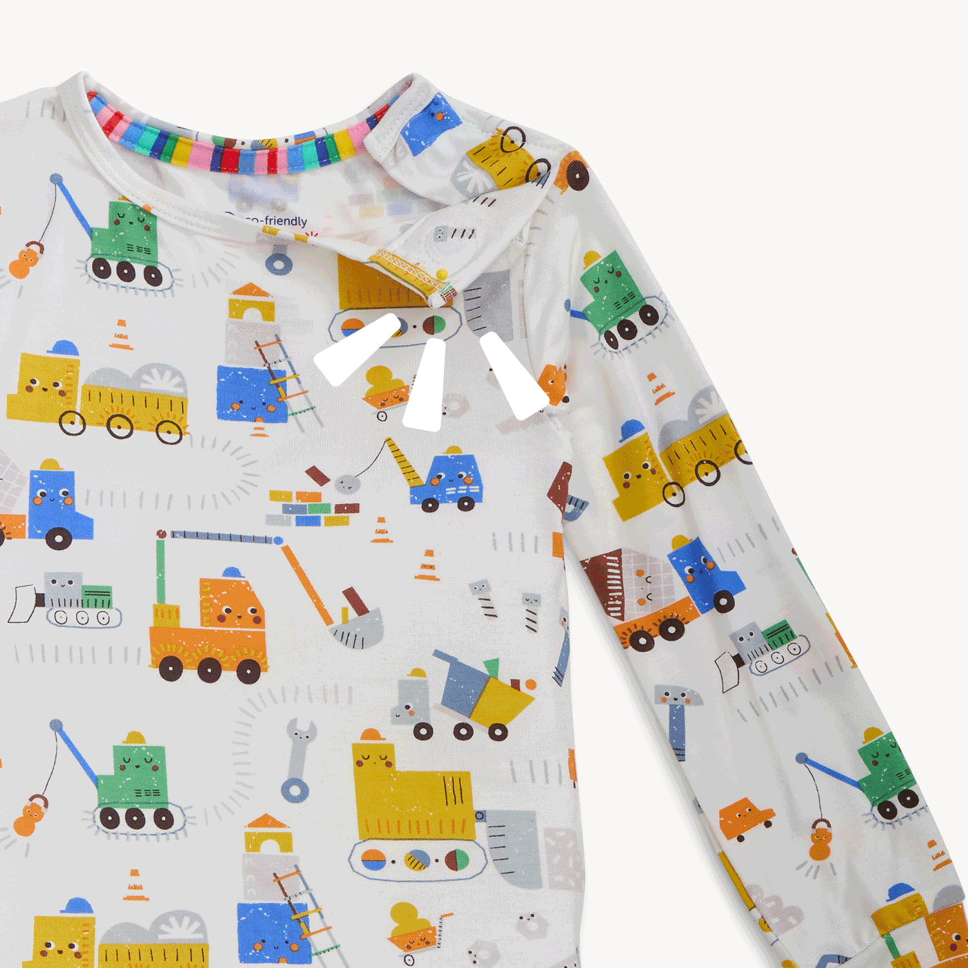 Magnetic Me Modal LS Toddler PJ Set TOE ZONE 2