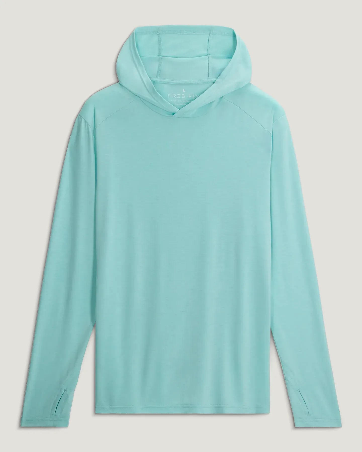 Free Fly M Bamboo Shade Hoodie HEATHER BAHAMA BLUE