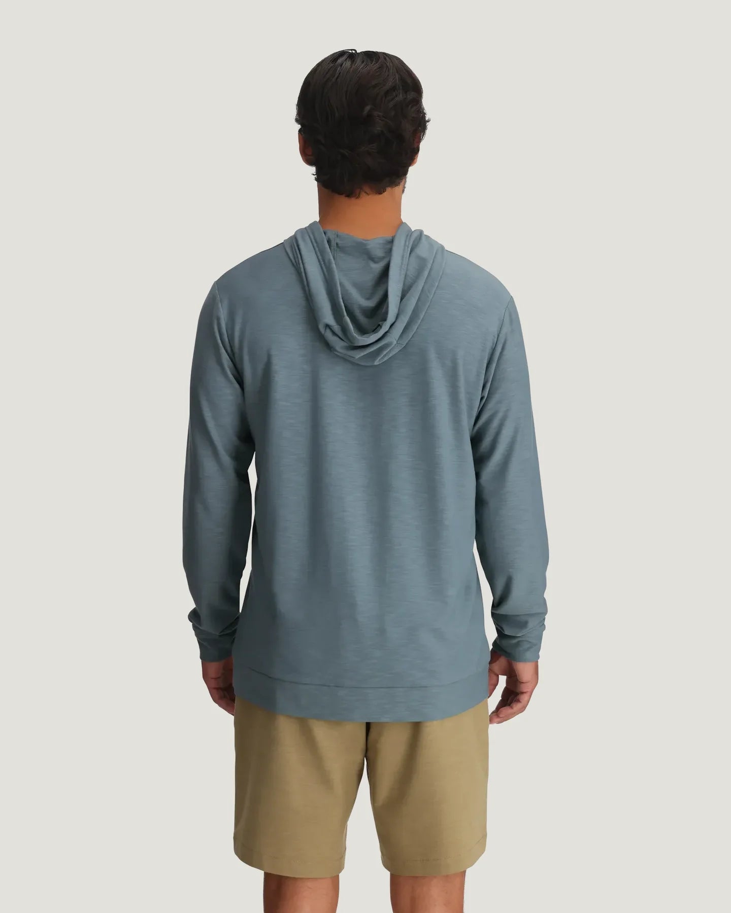 Free Fly M Bamboo Slub Hoodie STORMY SEA