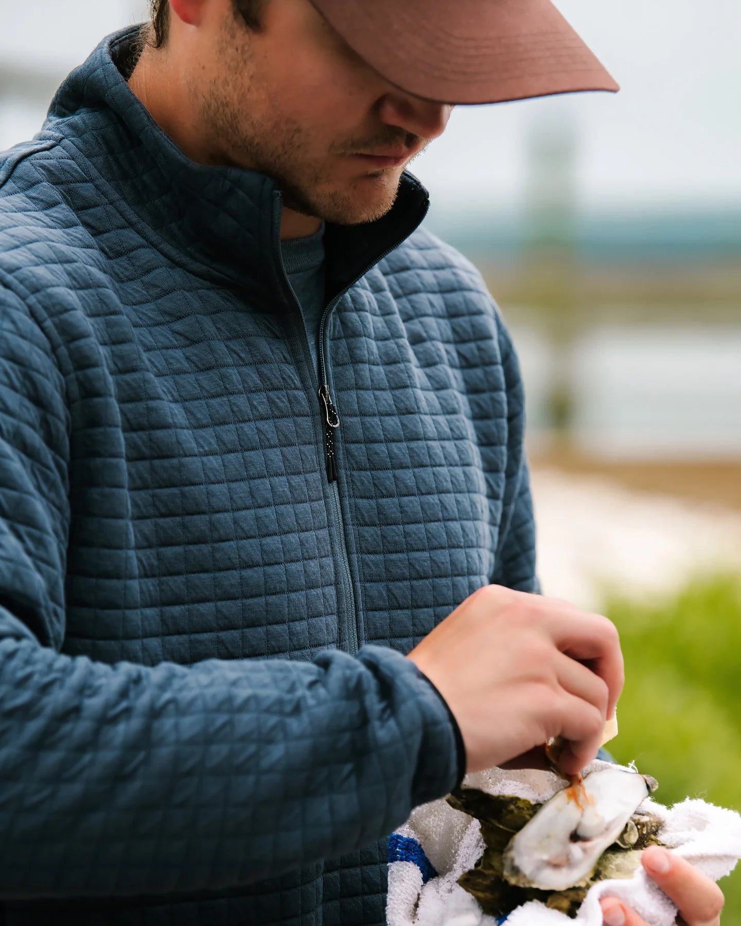 Free Fly Downvalley 1/4 Zip STORM CLOUD