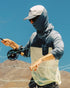 Free Fly M Bamboo Hybrid Hoodie STORMY SEA / LIME