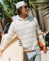 Free Fly M Bamboo LW Fleece Hoodie DASH DOUBLE STRIPE