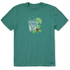 Life is Good M SS Crusher Tee Gin-gle All SPRUCE GREEN