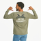 Life is Good M LS Crusher Clean I am the Warranty MOSS GREEN