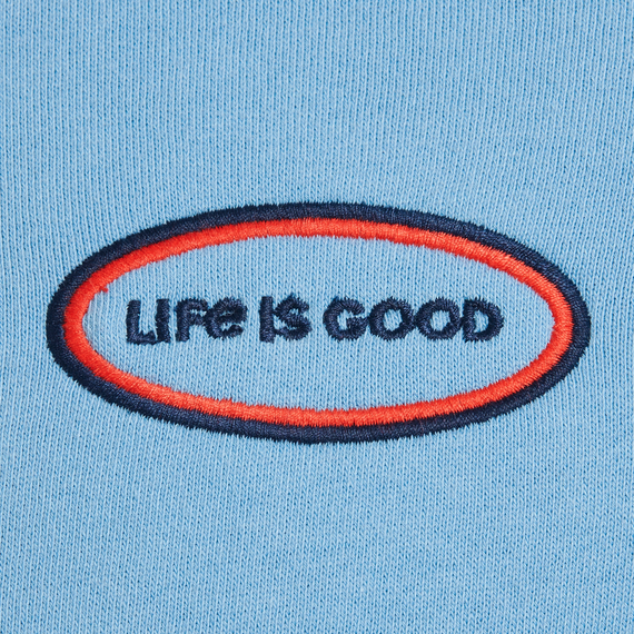 Life is Good M Simply True Hoodie LIG USA Family COOL BLUE