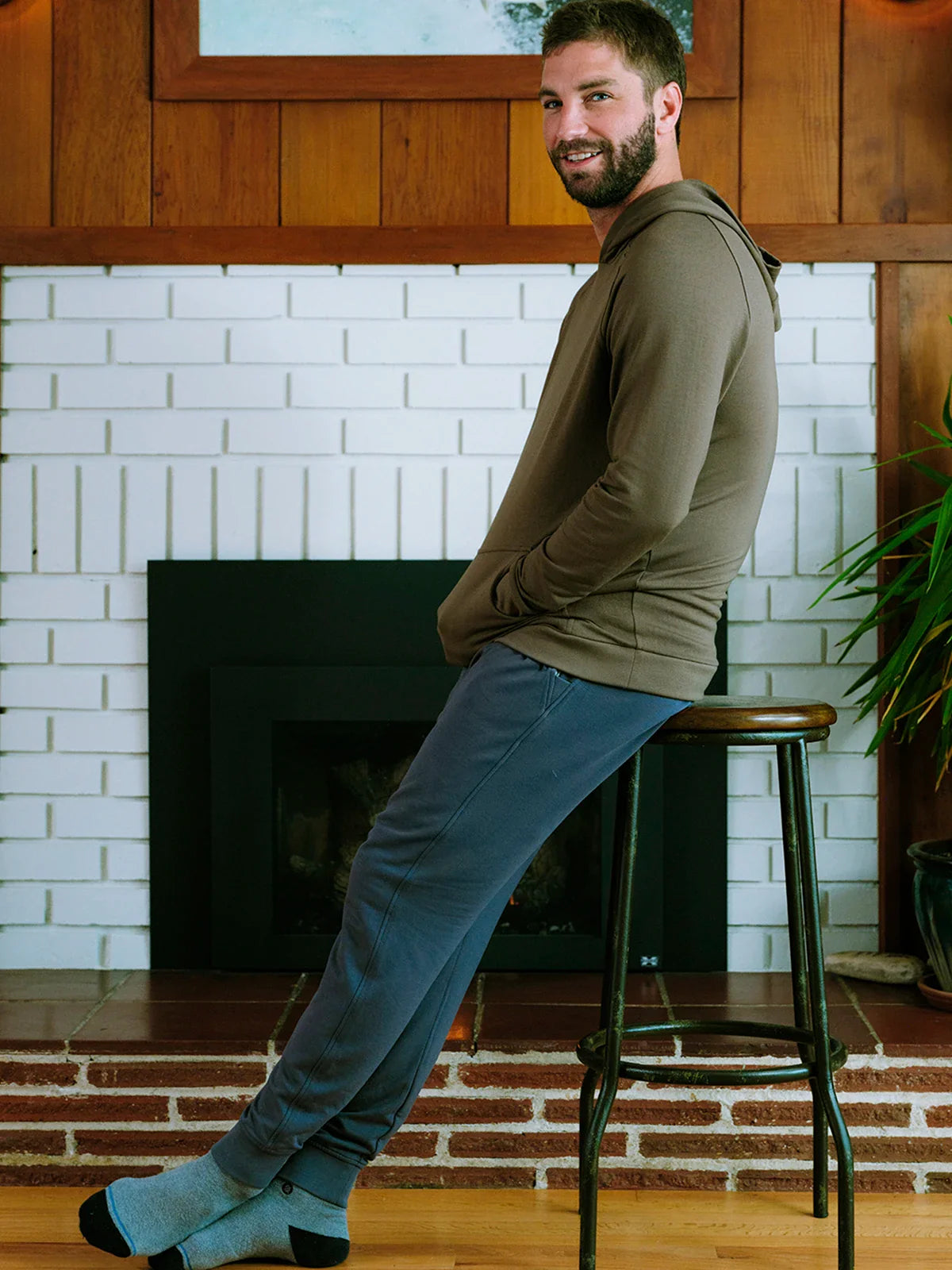 Free Fly M Bamboo LW Fleece Jogger HEATHER GREY