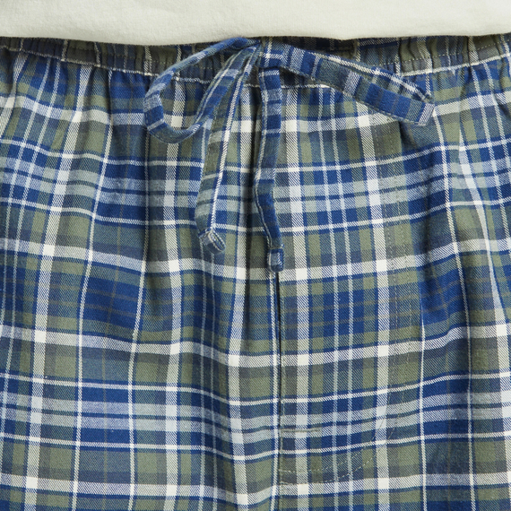 Life Is Good M Classic Sleep Pant MOSS / DARKEST BLUE PLAID