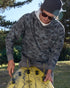 Free Fly M Bamboo LW Fleece Hoodie CAMO OIL GREEN