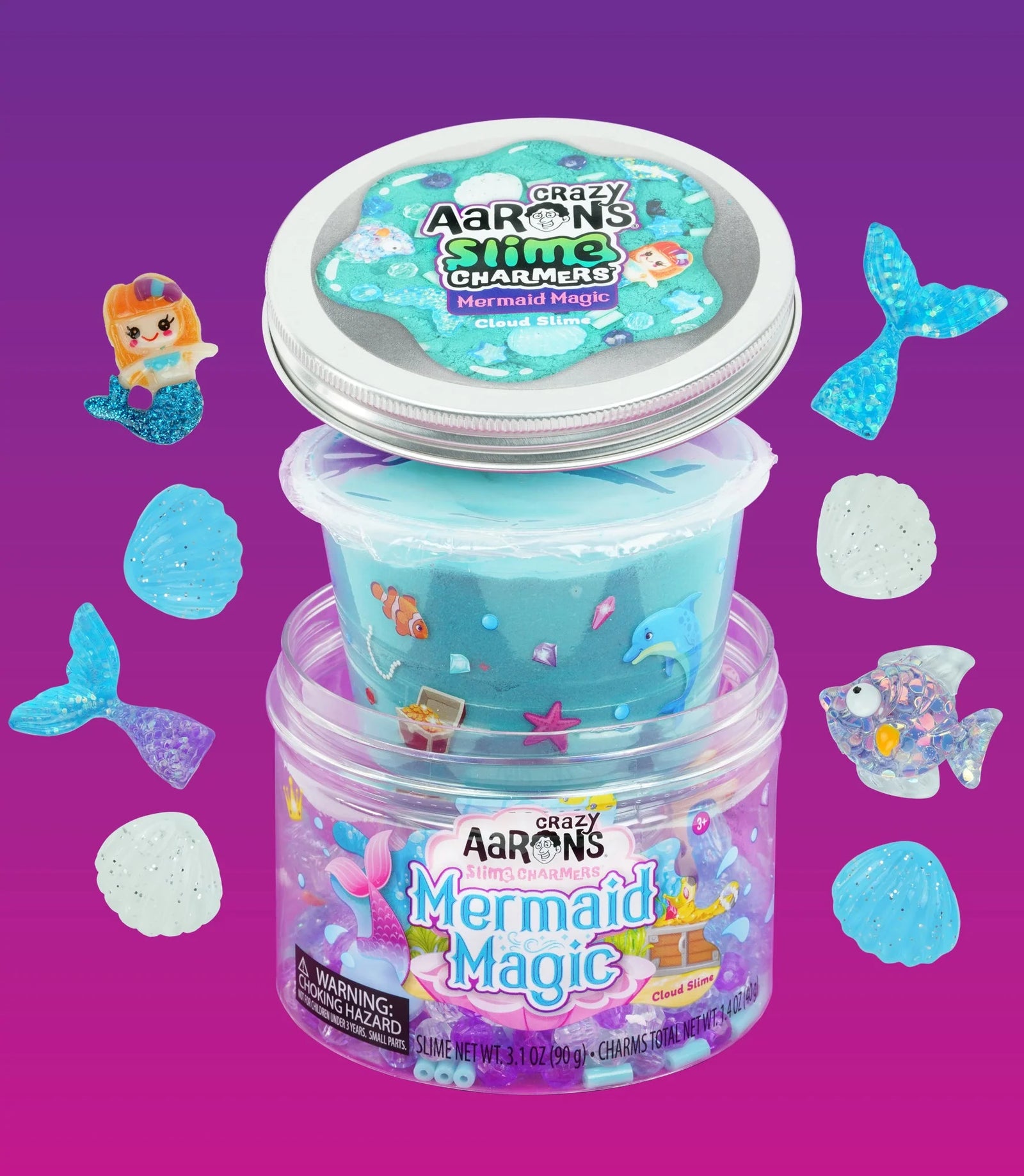 Crazy Aaron's Slime Charmers MERMAID MAGIC