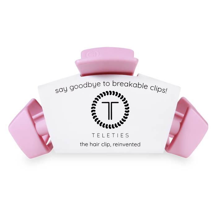 Teleties Classic Hair Clip Large MERRY PINKMAS