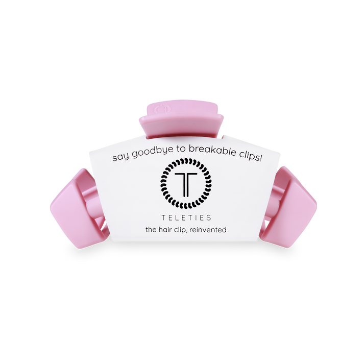 Teleties Classic Medium Hair Clip MERRY PINKMAS