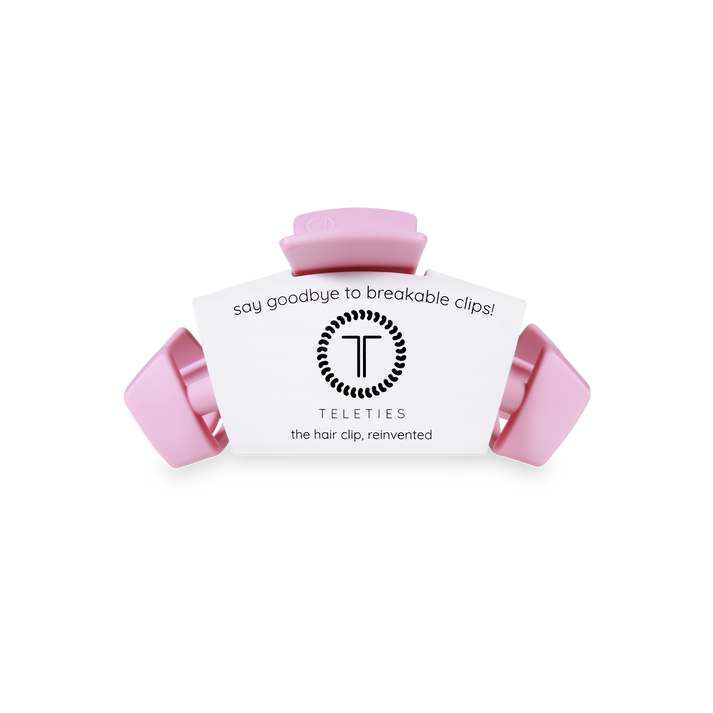 Teleties Classic Small Hair Clip MERRY PINKMAS