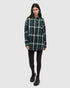 tentree W Fernwood Flannel Shirt FOREST PINE SKYLINE PLAID