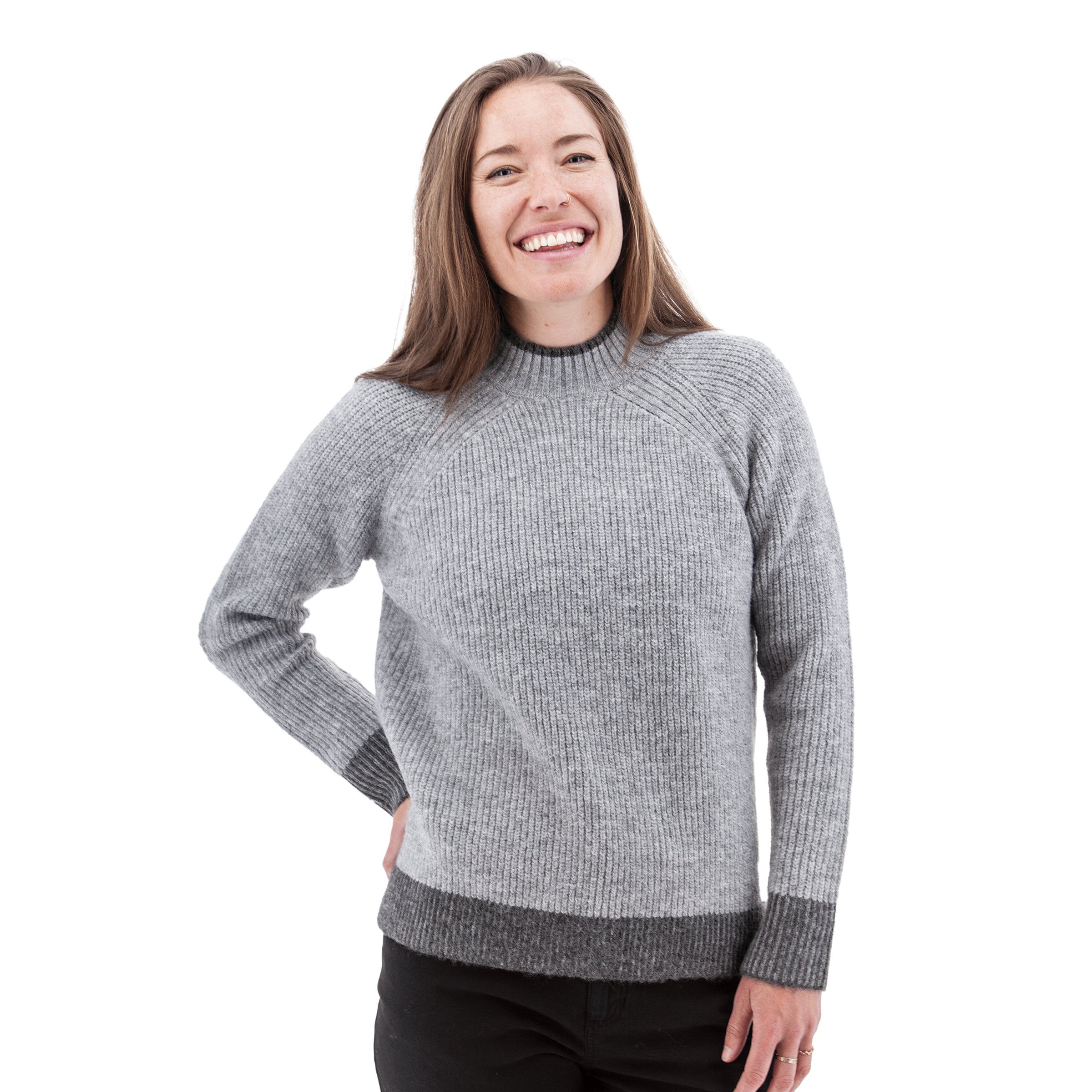 Aventura W Homecoming Sweater CHARCOAL GREY