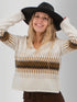 Old Ranch W Snowdrop Sweater SNOW WHITE