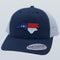 ALL STAR Rubber NC Stamp Trucker NAVY/WHITE