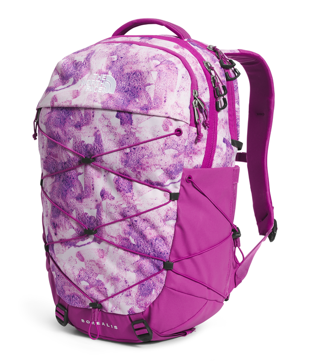 North face sales borealis backpack purple