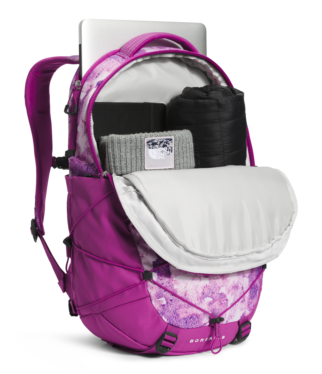 The North Face W Borealis Backpack PURPLE CACTUS FLOWER TONAL