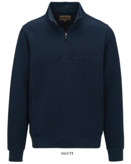 North River M Quilted 1/4 Zip SALUTE