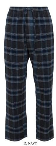 North River M Plaid Lounge Pant DARK NAVY