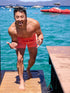 Chubbies M 5.5" Textured Swim W/ Liner NECTAR GLOW