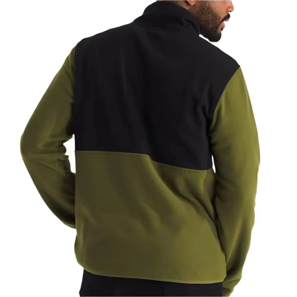 The North Face M Glacier Fleece 1/2 Zip FOREST OLIVE / BLACK