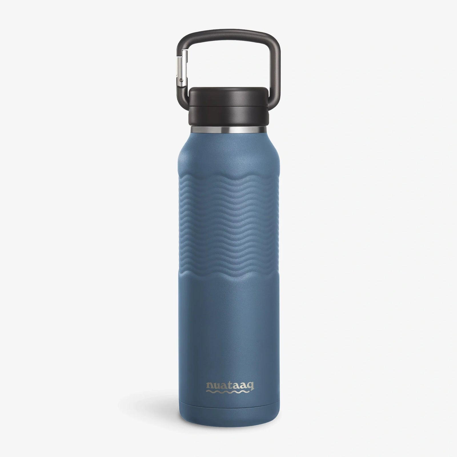 Nuataaq 34 oz Carabiner Water Bottle LAKE BLUE