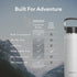 Nuataaq 34 oz Carabiner Water Bottle MIST GRAY