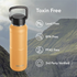 Nuataaq 34 oz Carabiner Water Bottle GOLDENROD
