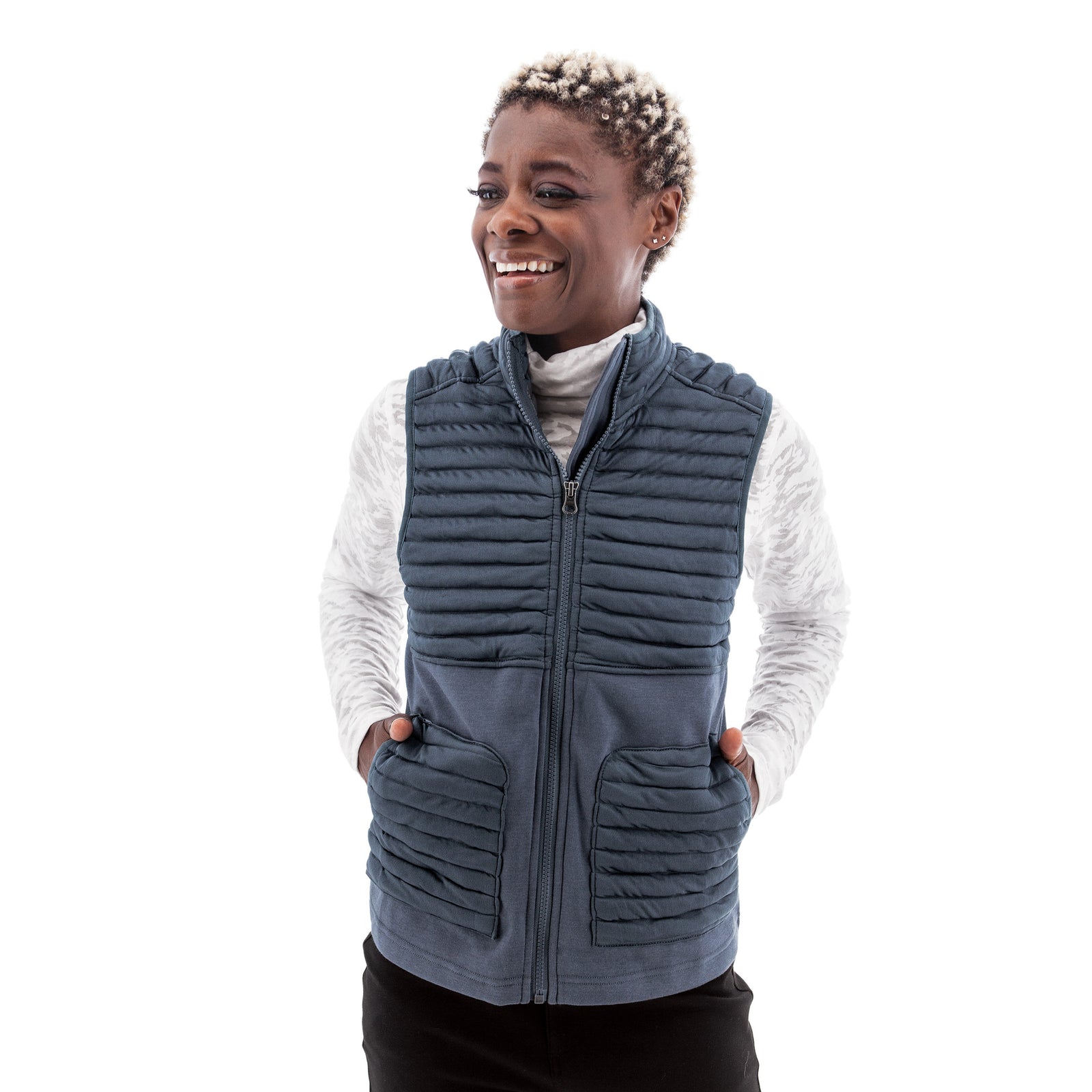 Aventura W Dog Walker Vest OMBRE BLUE