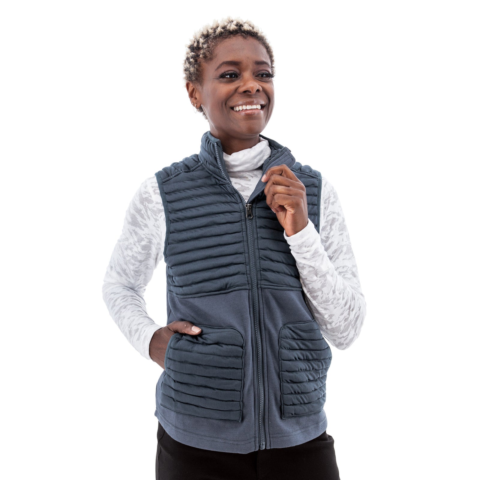 Aventura W Dog Walker Vest OMBRE BLUE