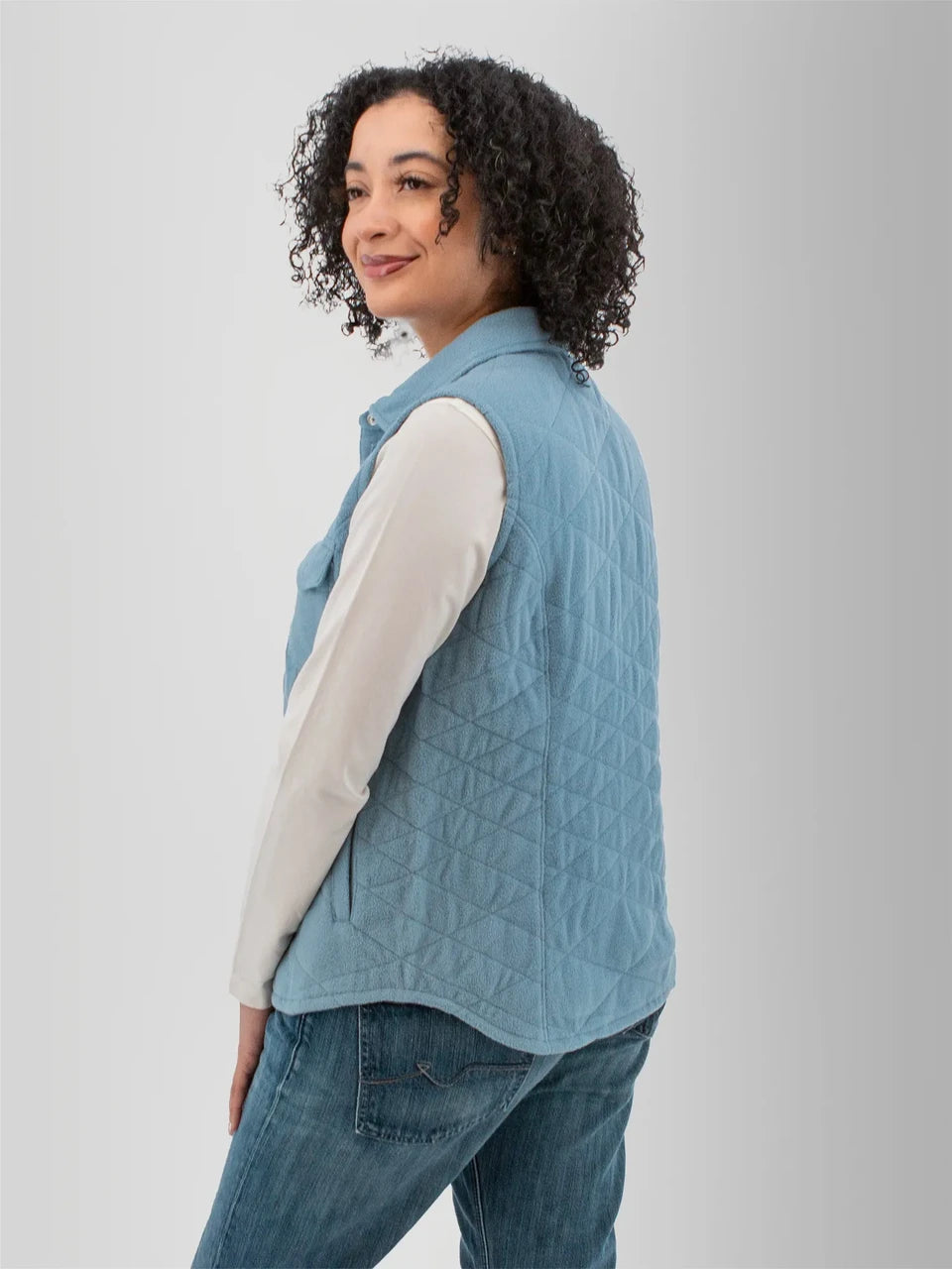 Old Ranch W Hadlee Vest FADED DENIM