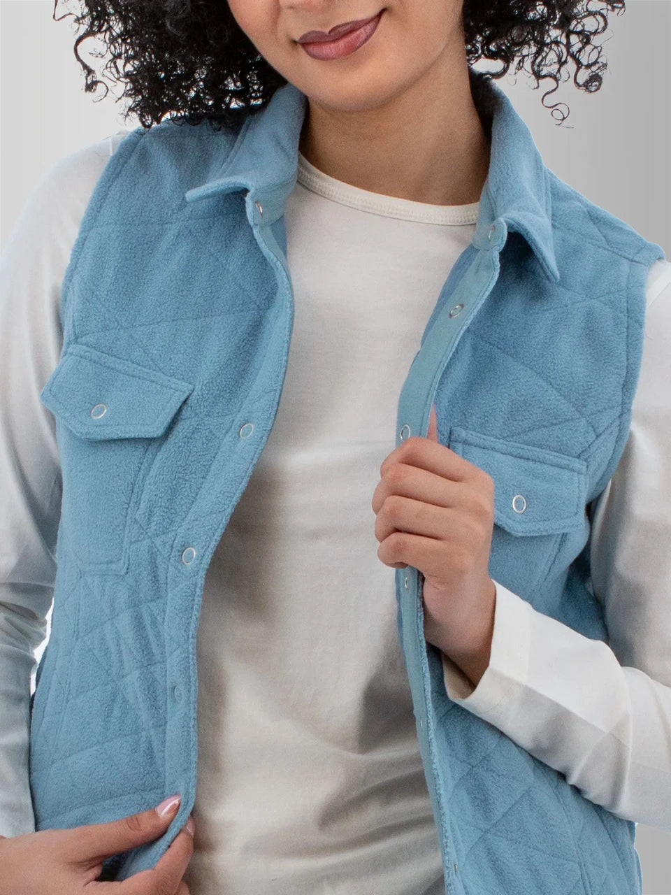 Old Ranch W Hadlee Vest FADED DENIM